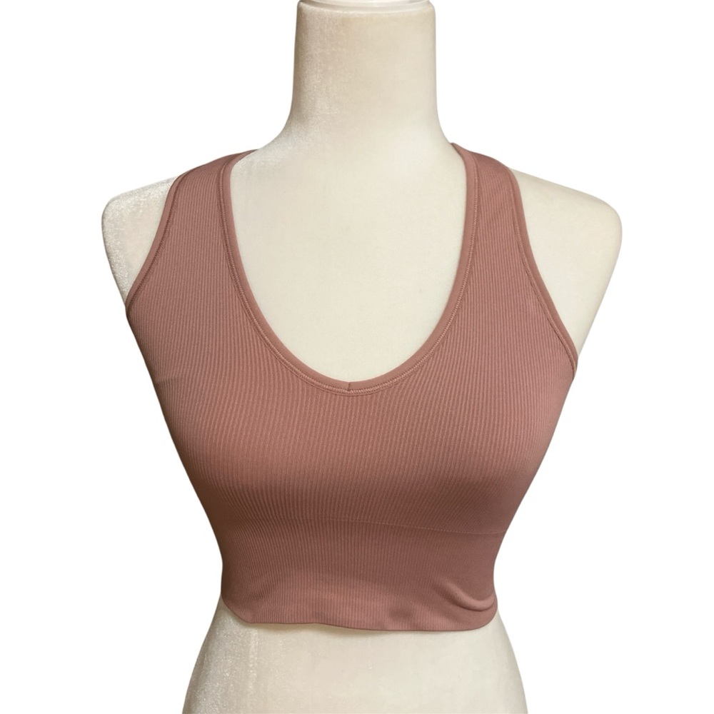 Athleta Pink Racerback Bra Too